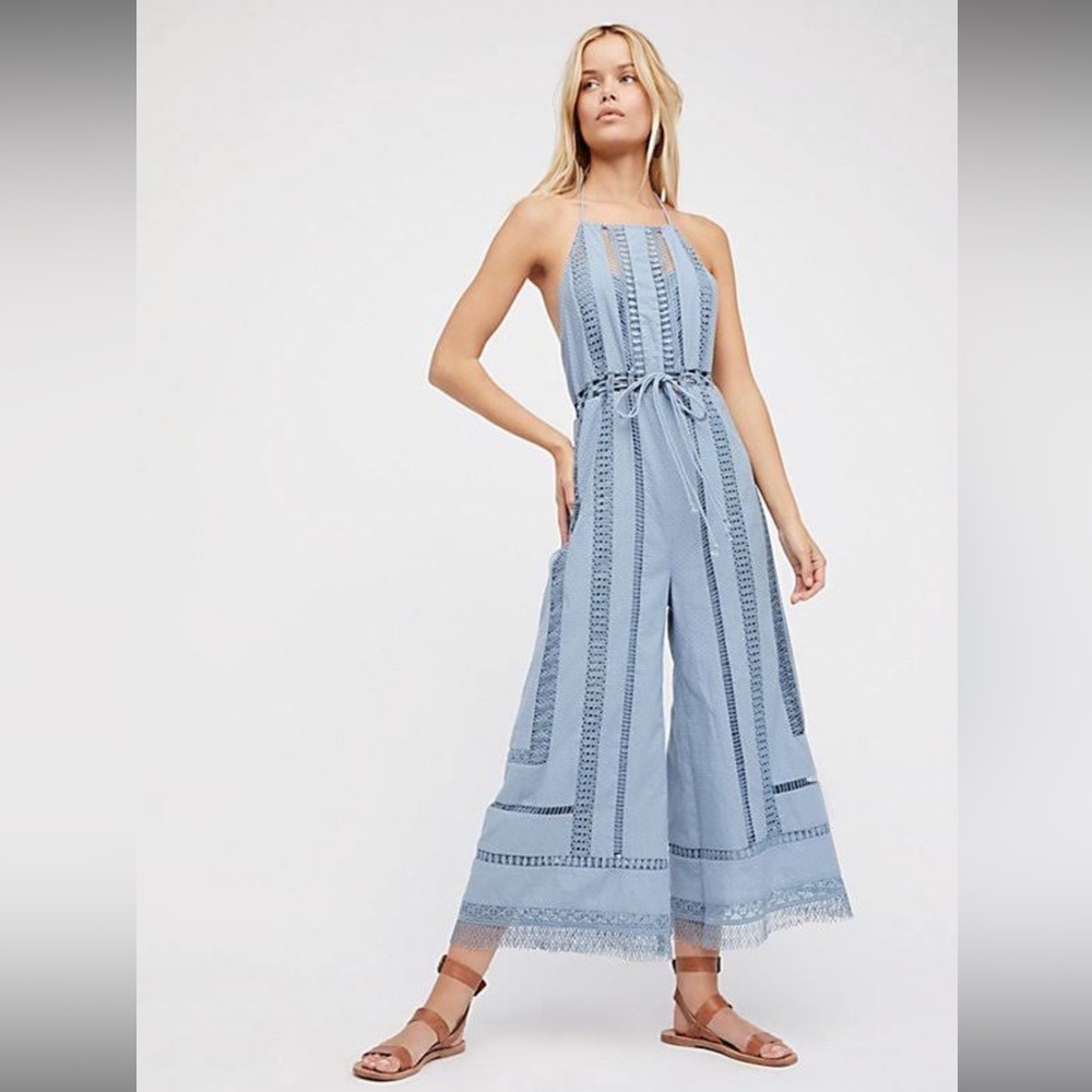 Free people Sydney sky jumpsuit